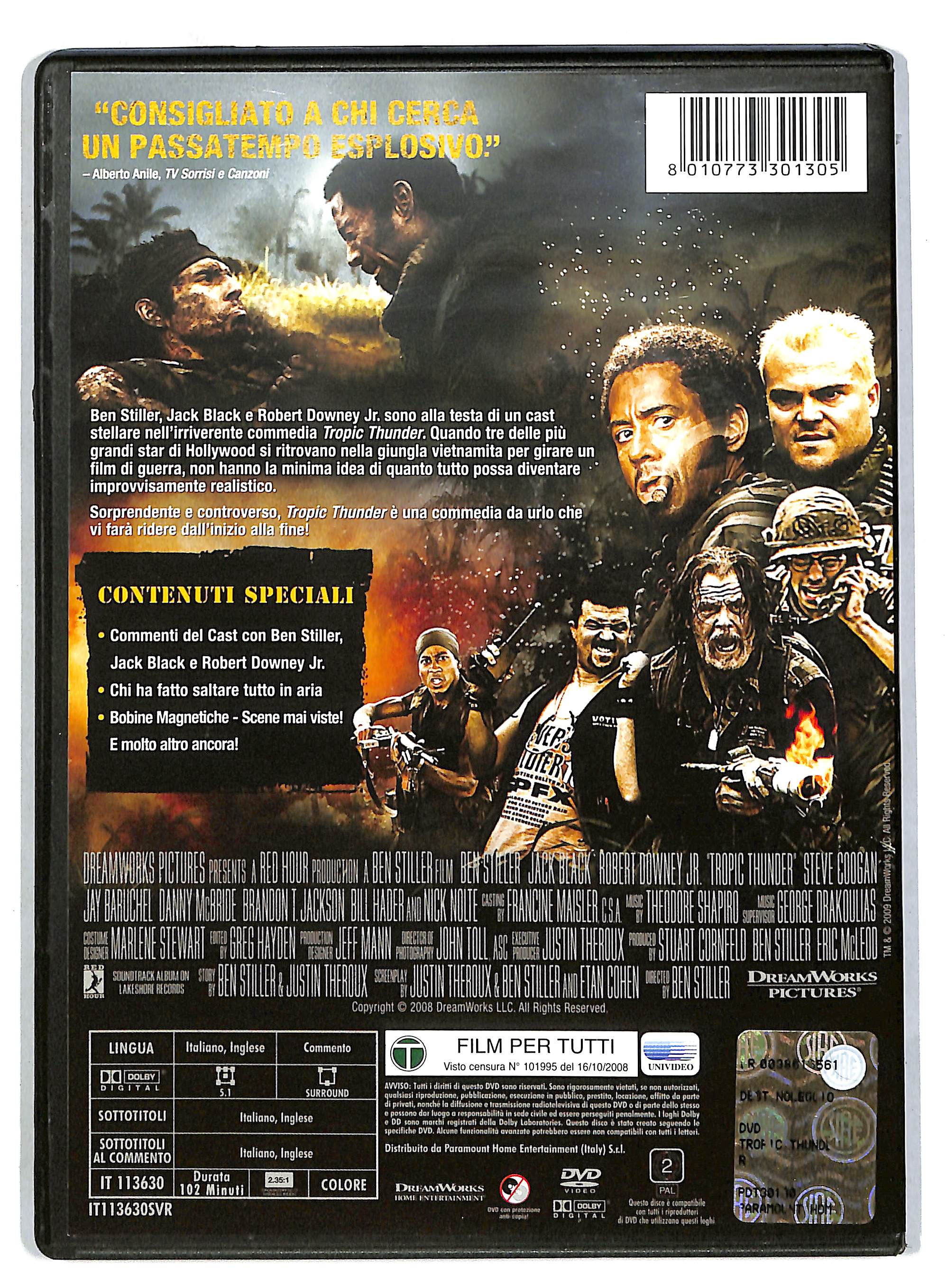 EBOND Tropic Tunder Ex Noleggio DVD DB723201 - Image 2
