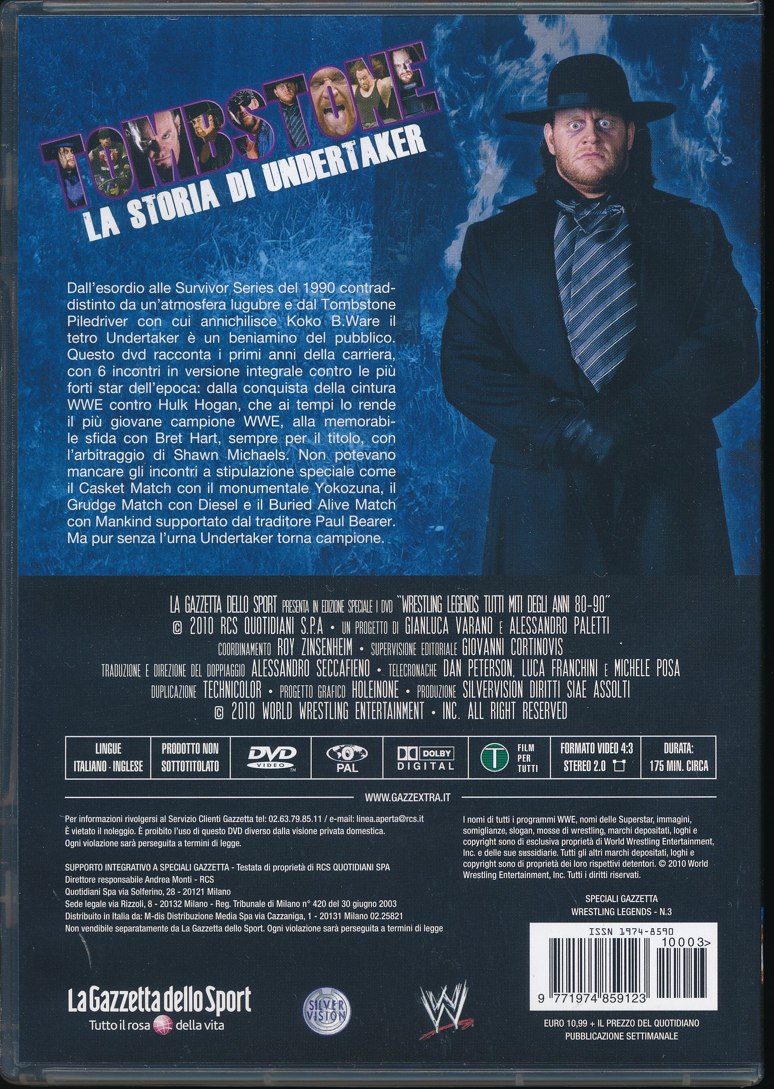 EBOND Tumb Stone La Storia di Undertaker NOLEGGIO DVD DB733141 - Image 2