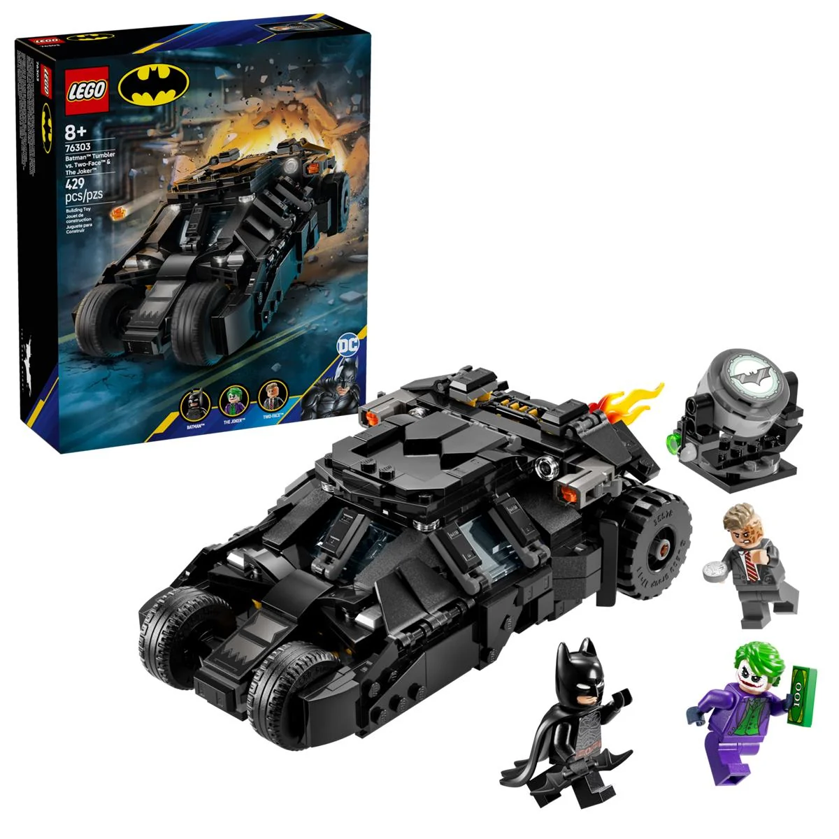 LEGO 76303 Tumbler di Batman™ contro Two-Face™ e The Joker™ - Image 3