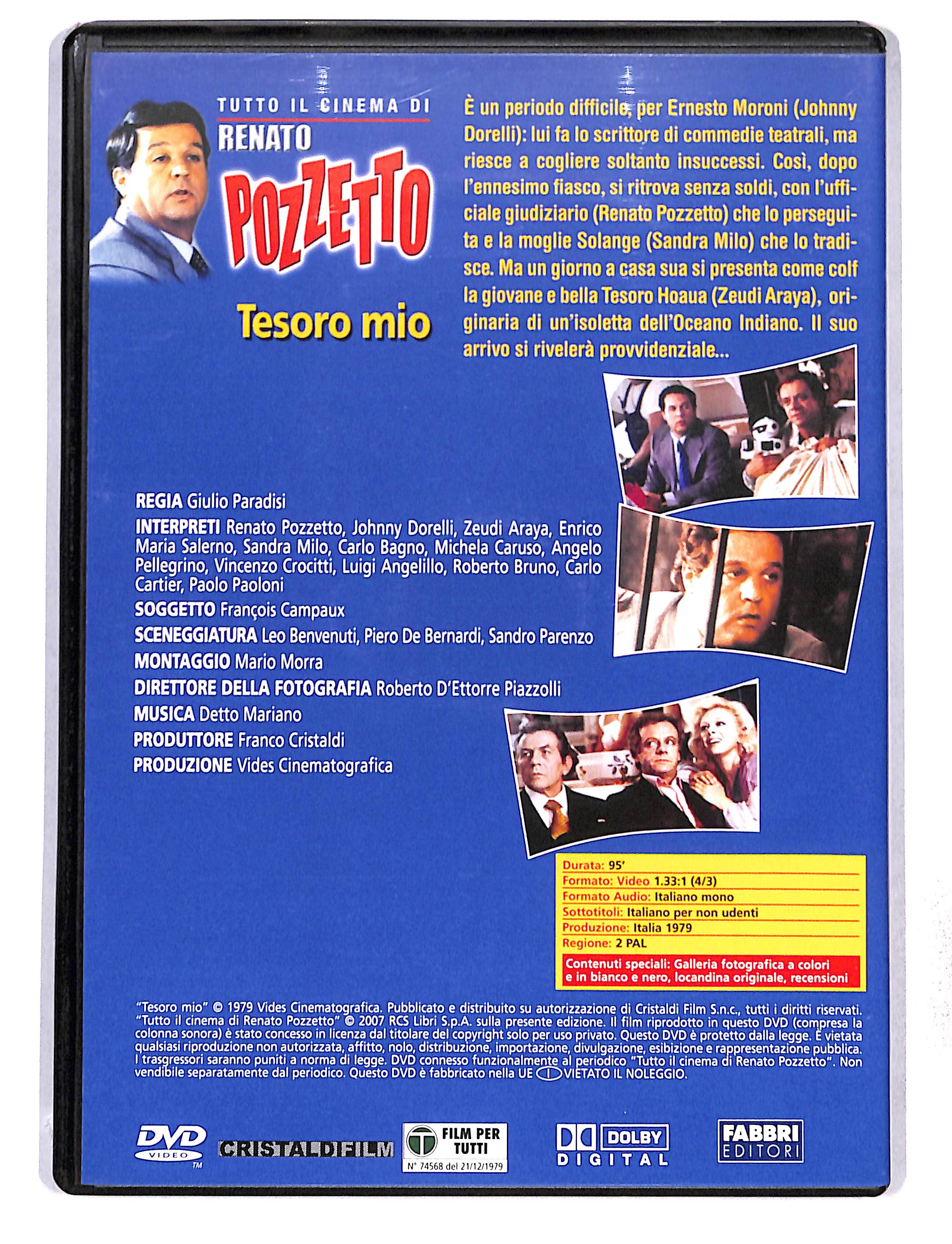 EBOND Tutto il cinema di Renato Pozzetto - Tesoro Mio EDITORIALE DVD DB768475 - Image 2