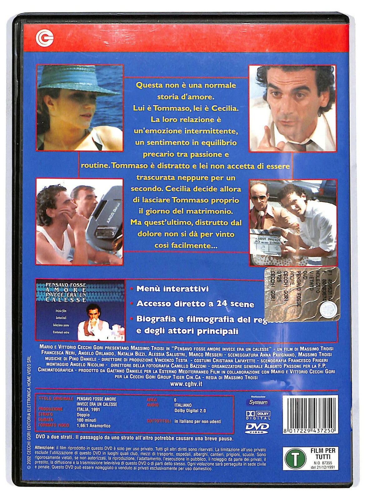 EBOND Tutto Troisi - Pensavo Fosse Amore Invece Era Un Calesse DVD DB693819 - Image 2