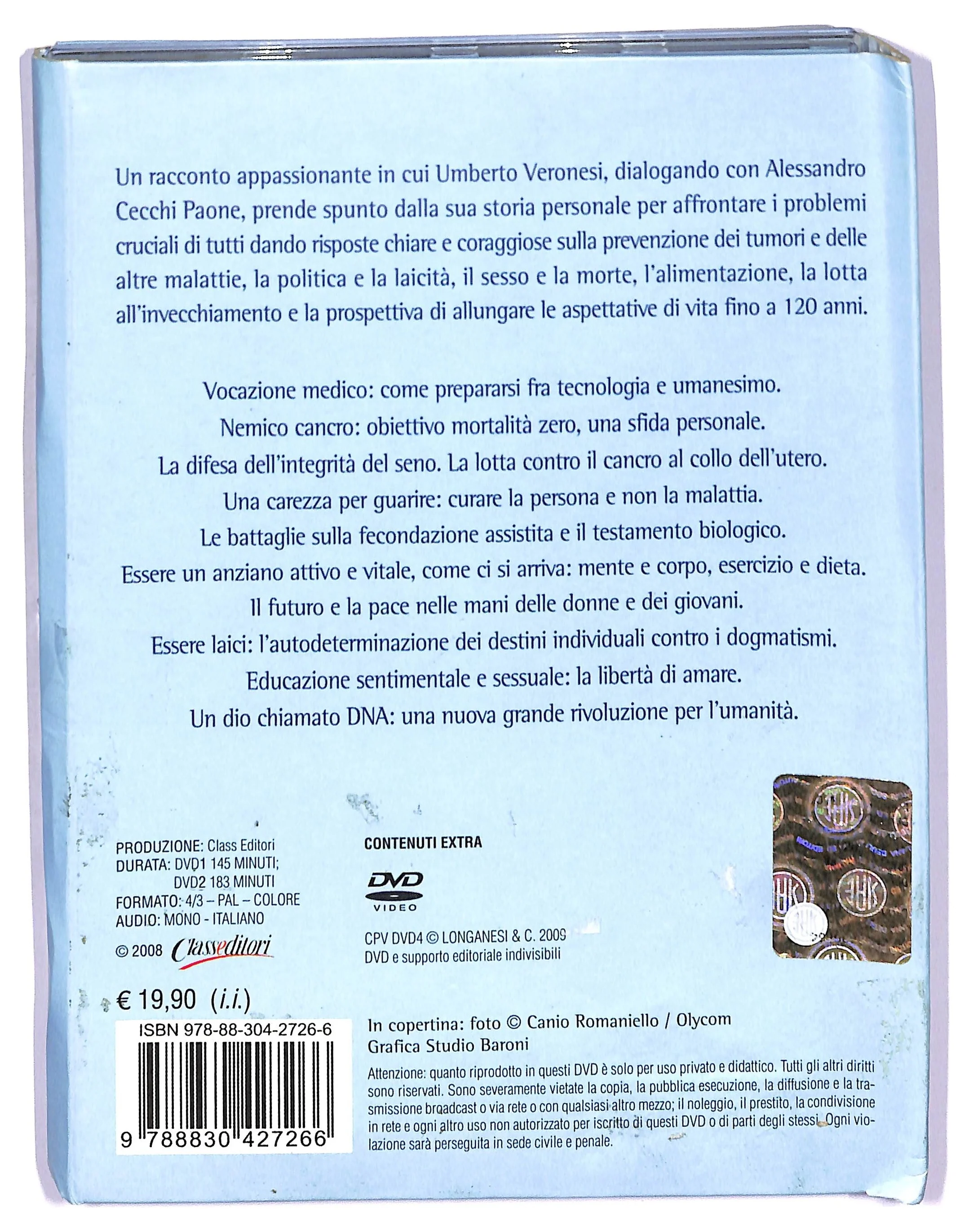 EBOND Umberto Veronesi Una vita per la scienza Con 2 DVD DB763342 - Image 2