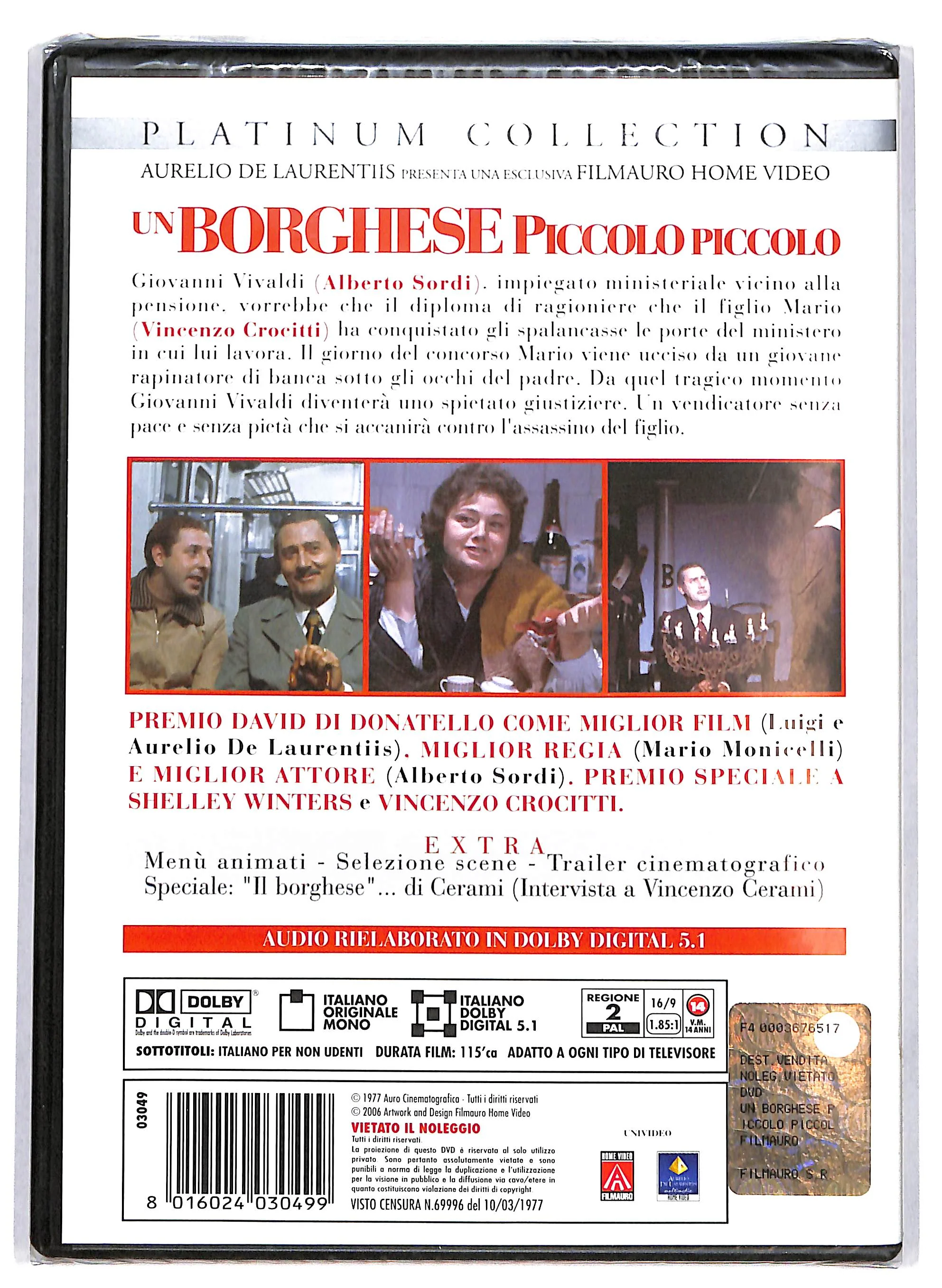 EBOND Un borghese piccolo piccolo NOLEGGIO DVD DB754742 - Image 2