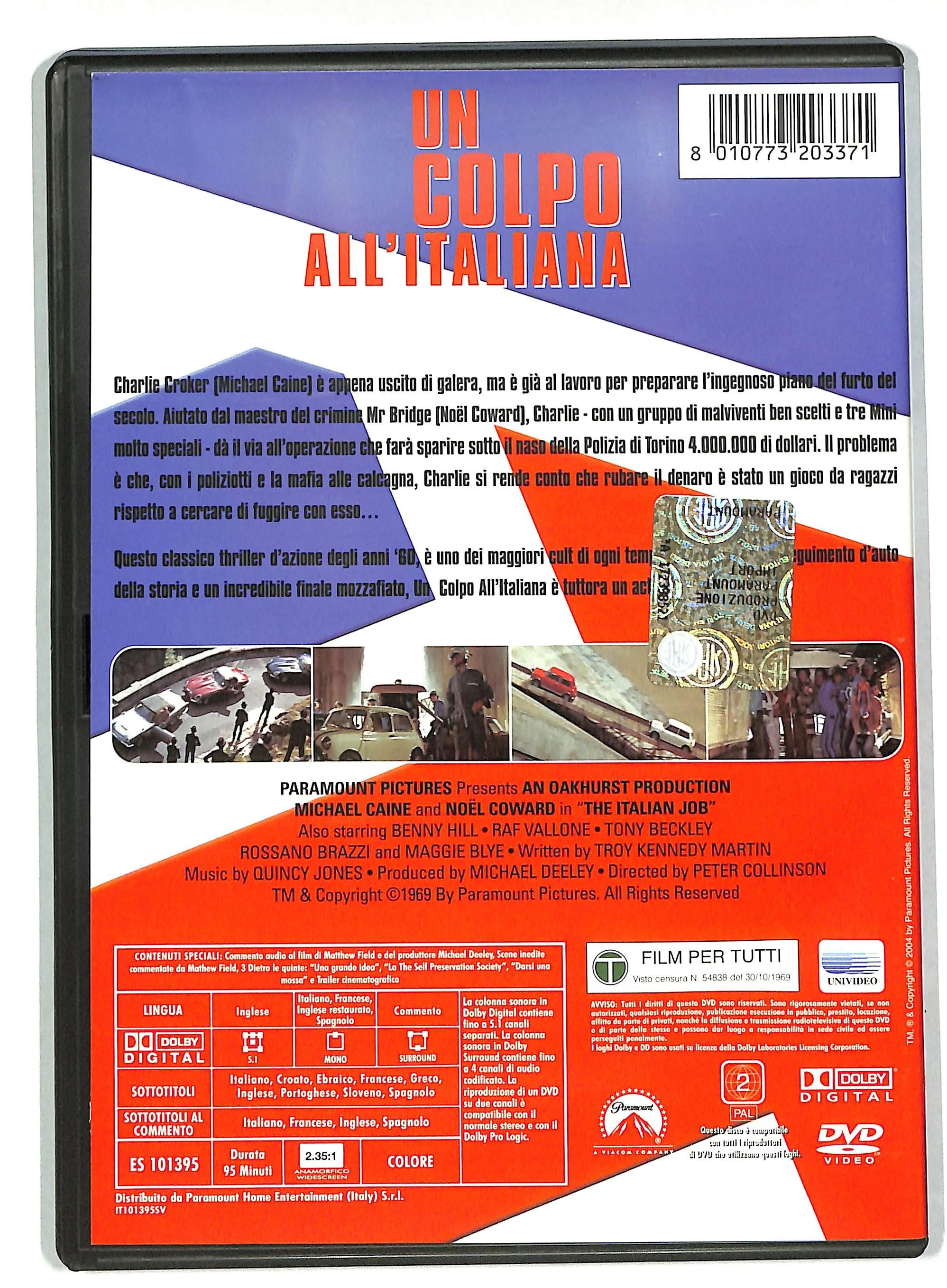 EBOND Un colpo all'italiana DVD DB769331 - Image 2