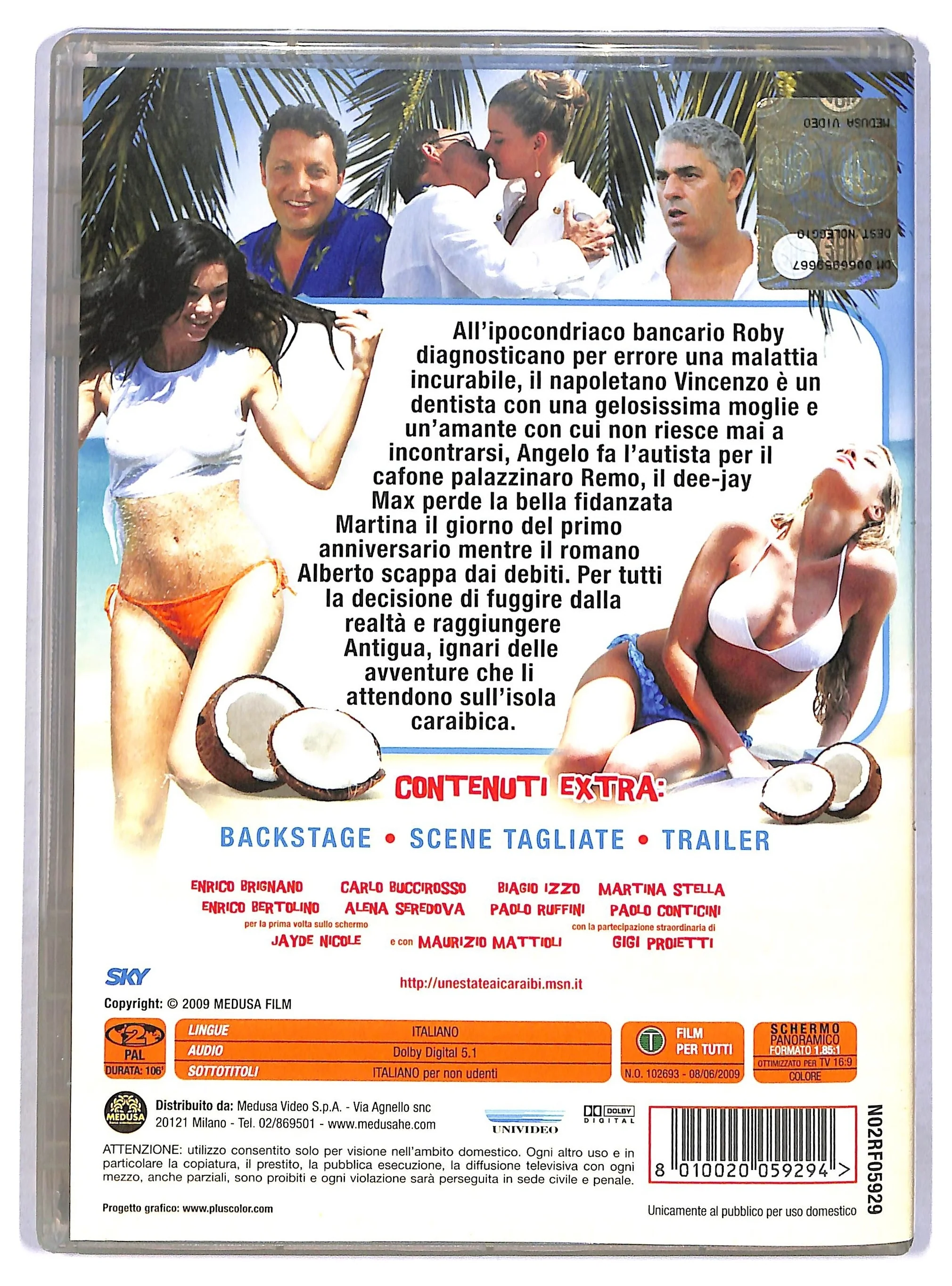EBOND Un'estate ai Caraibi DVD DB719158 - Image 2