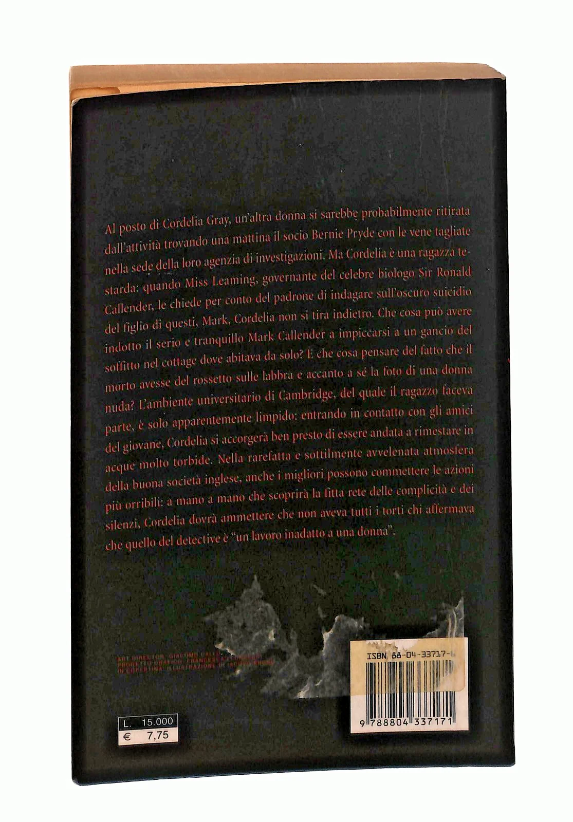 EBOND Un Lavoro Inadatto a Una Donna P D James Mondadori Libro LI048105 - Image 2