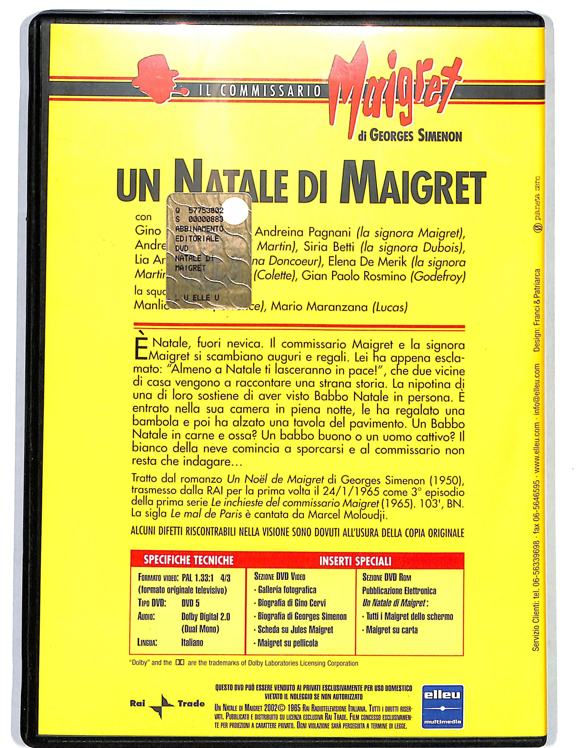 EBOND Un Natale di Maigret EDITORIALE DVD DB739162 - Image 2