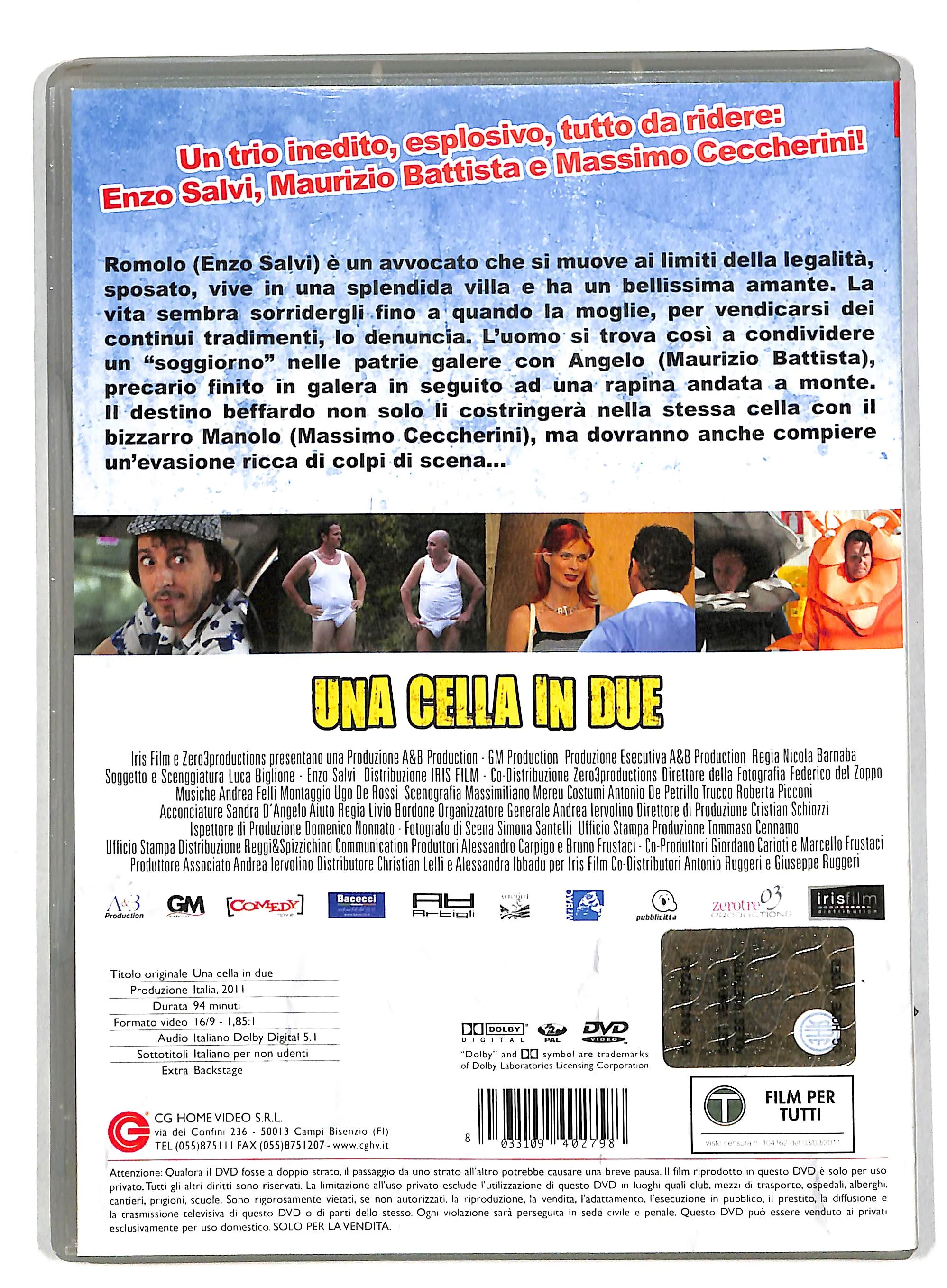 EBOND Una cella in due NOLEGGIO DVD DB744139 - Image 2