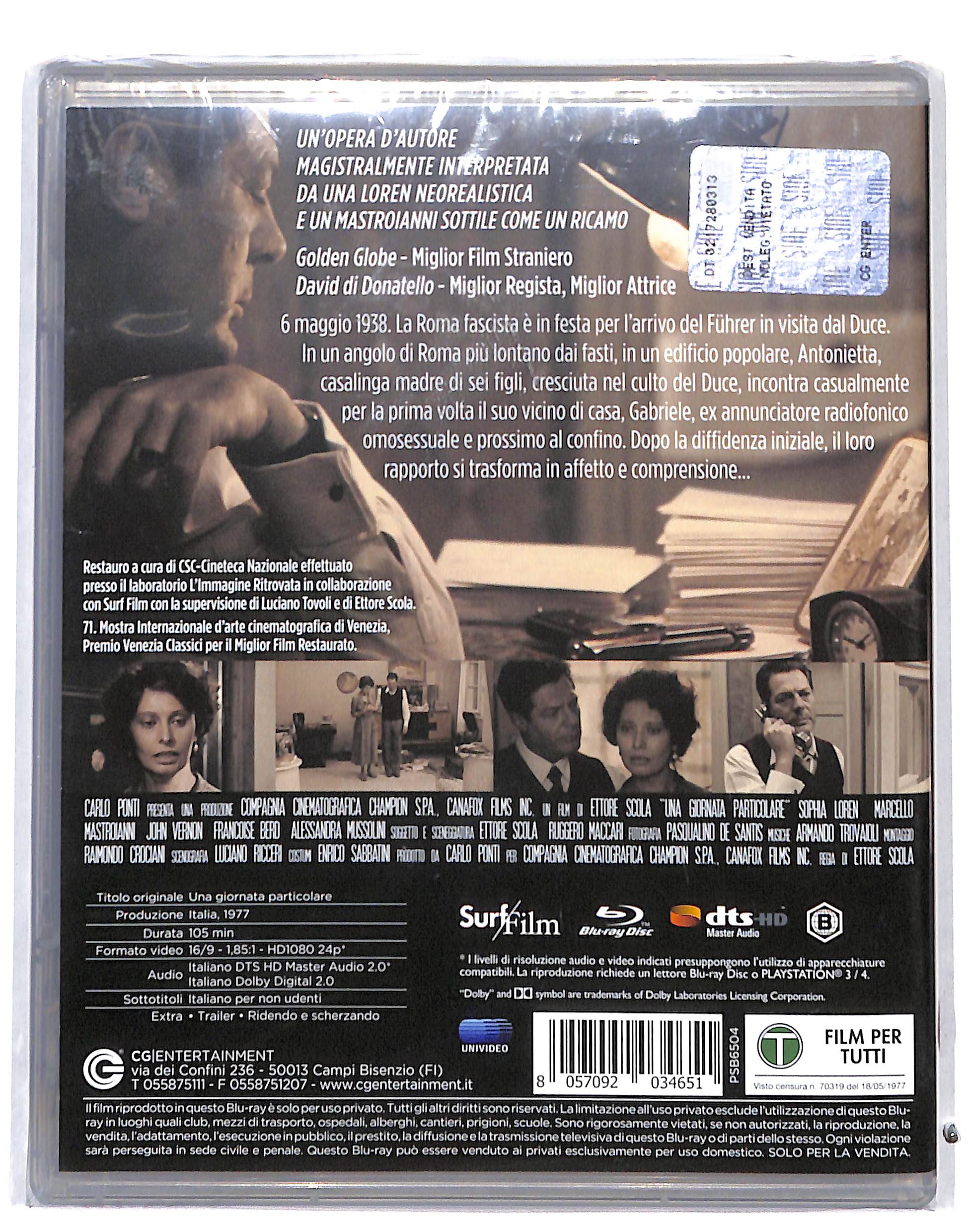 EBOND Una Giornata Particolare BLURAY BLURAY DB718815 - Image 2