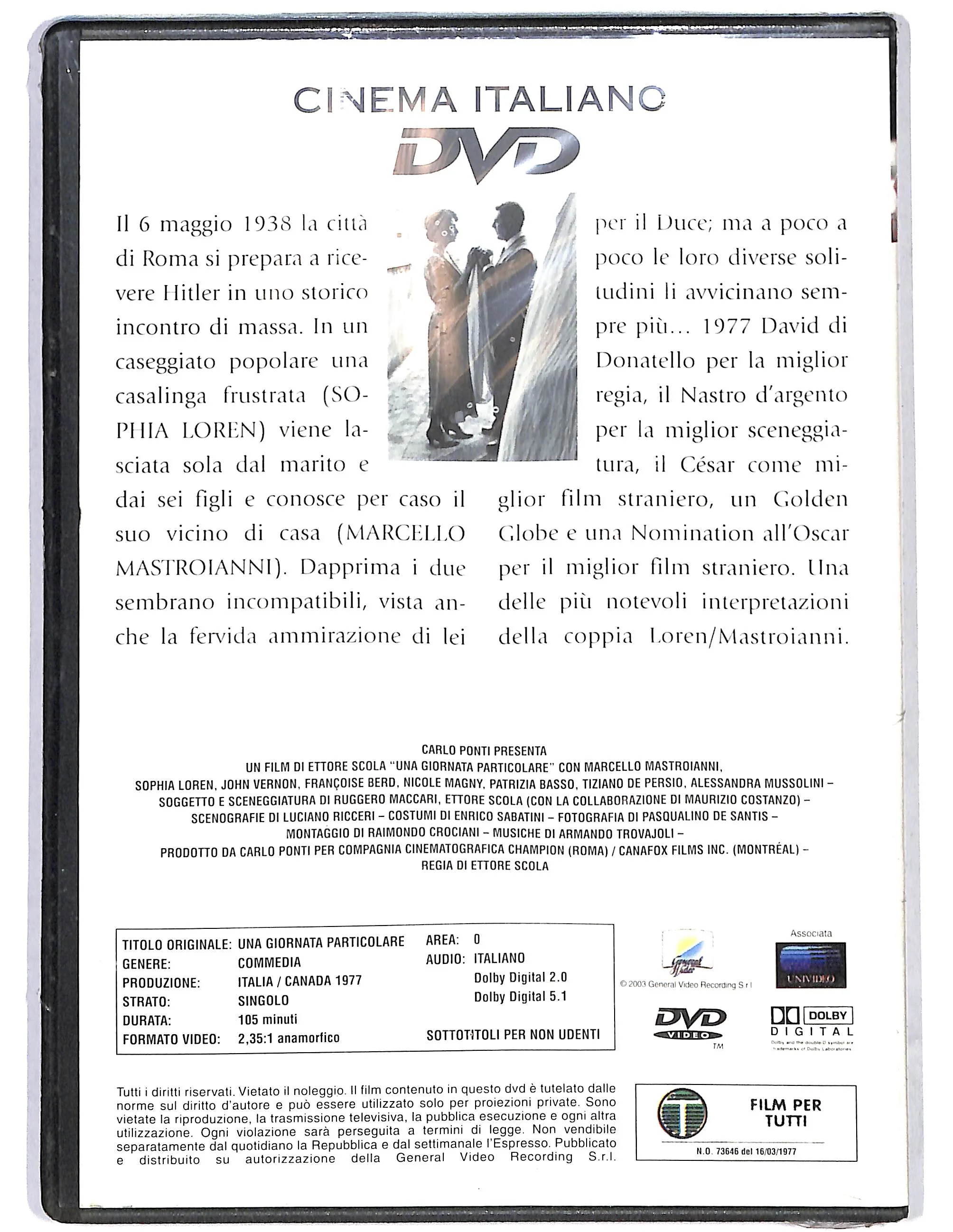 EBOND Una giornata particolare vol.26 EDITORIALE DVD DB729237 - Image 2