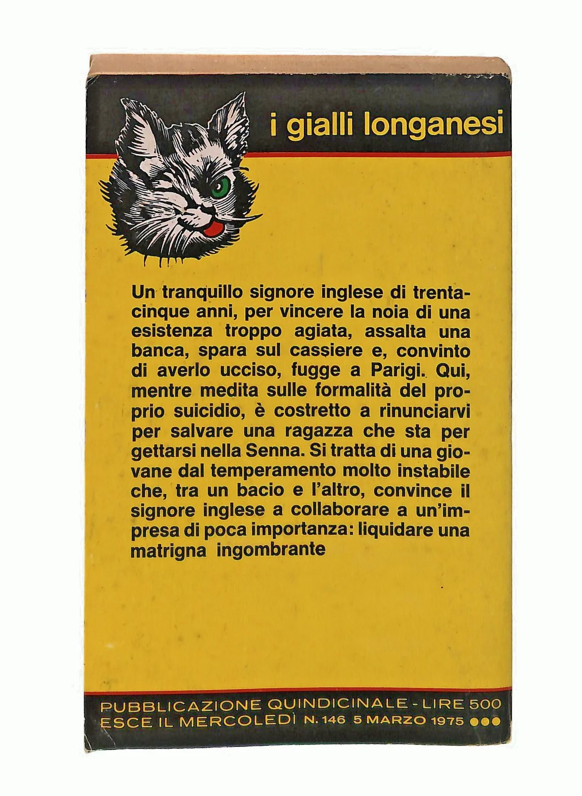 EBOND Una Matrigna Da Eliminare J Fleming Gialli Longanesi 1975 Libro LI048691 - Image 2