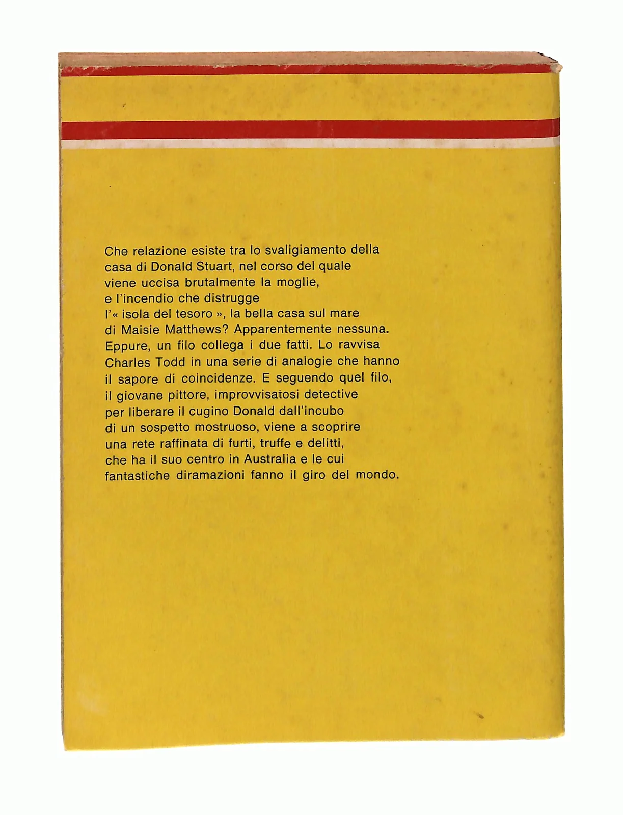 EBOND Una Tela Rosso Fuoco Dick Francis Il Giallo Mondadori 1978 Libro LI048664 - Image 2