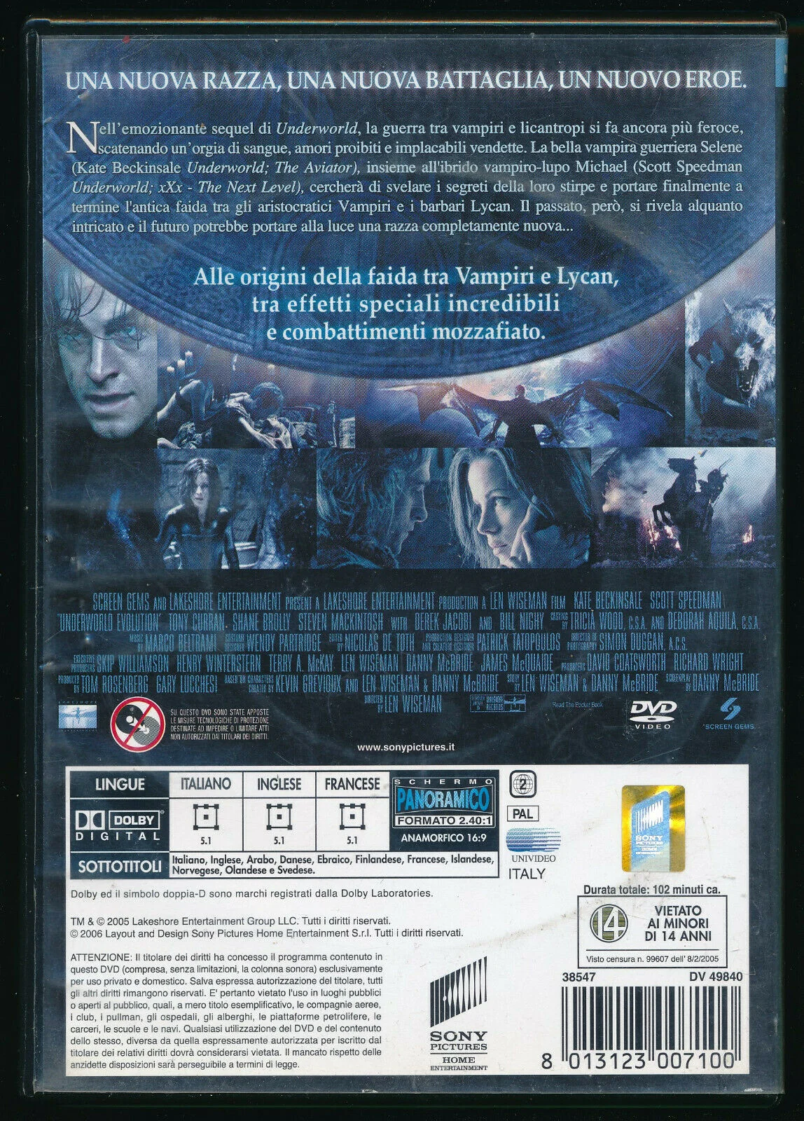 EBOND Underworld - Evolution Ex Noleggio DVD DB690233 - Image 2