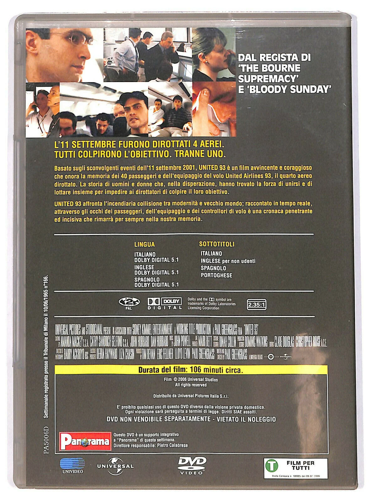 EBOND United 93 Editoriale DVD DB758642 - Image 2