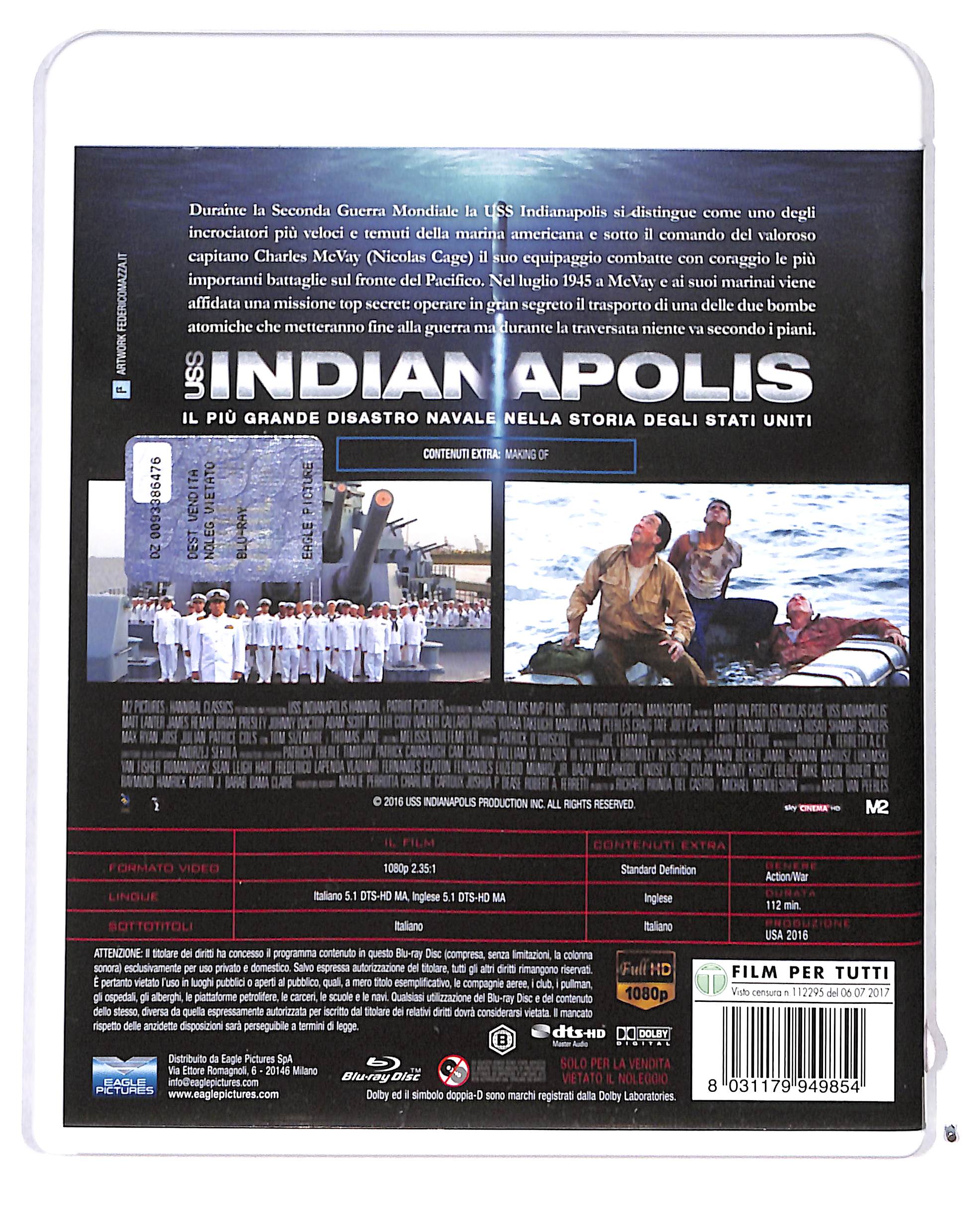 EBOND USS Indianapolis BLURAY BLURAY DB717353 - Image 2