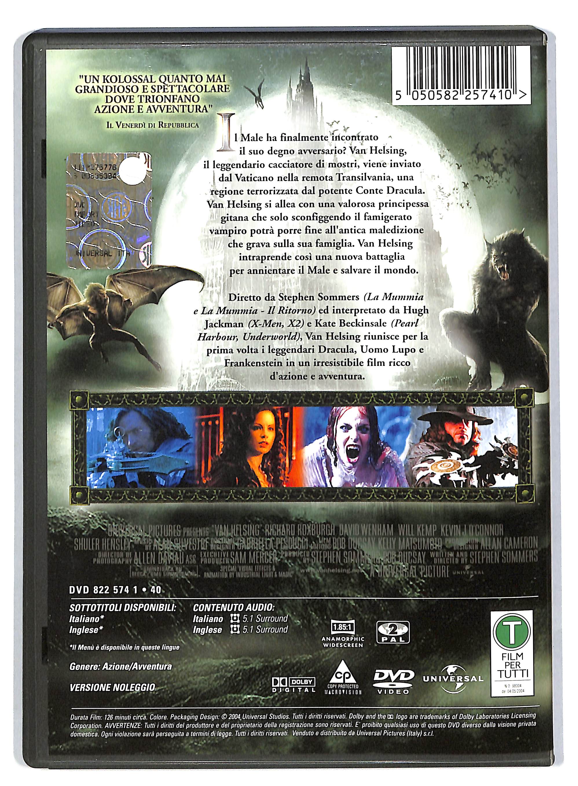 EBOND Van Helsing NOLEGGIO DVD DB710328 - Image 2