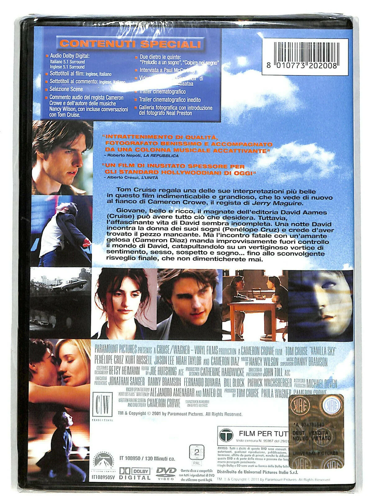 EBOND Vanilla Sky BLURAY NOLEGGIO DVD DB738619 - Image 2