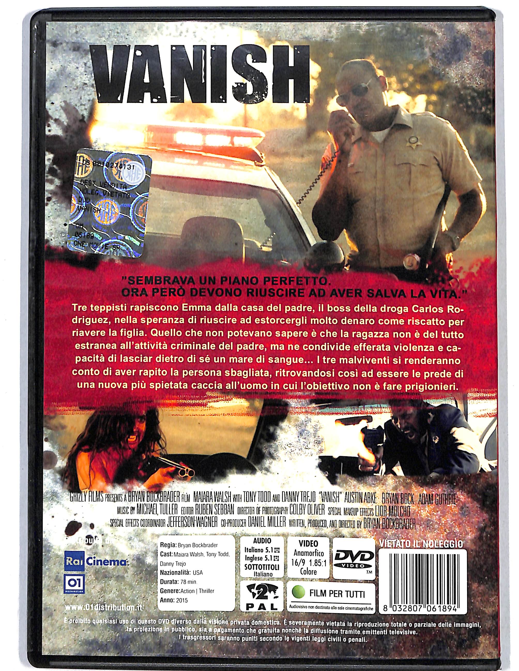 EBOND Vanish sequestro letale NOLEGGIO DVD DB726260 - Image 2