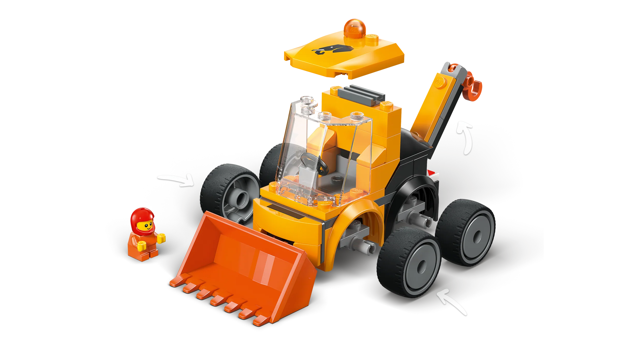 LEGO 60483 Veicoli – Ruspa da cantiere - Image 2