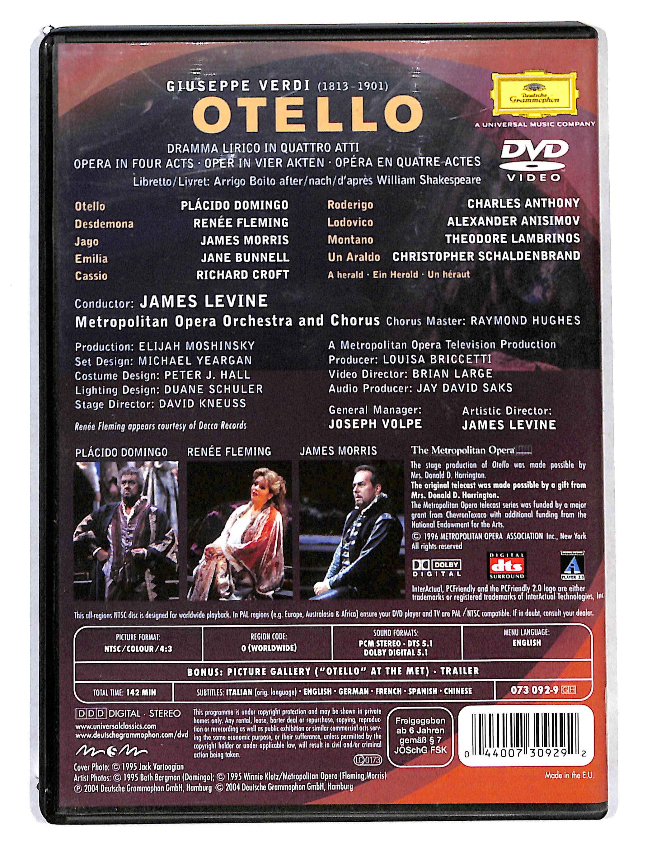 EBOND Verdi Otello - Levine DVD DB721826 - Image 2