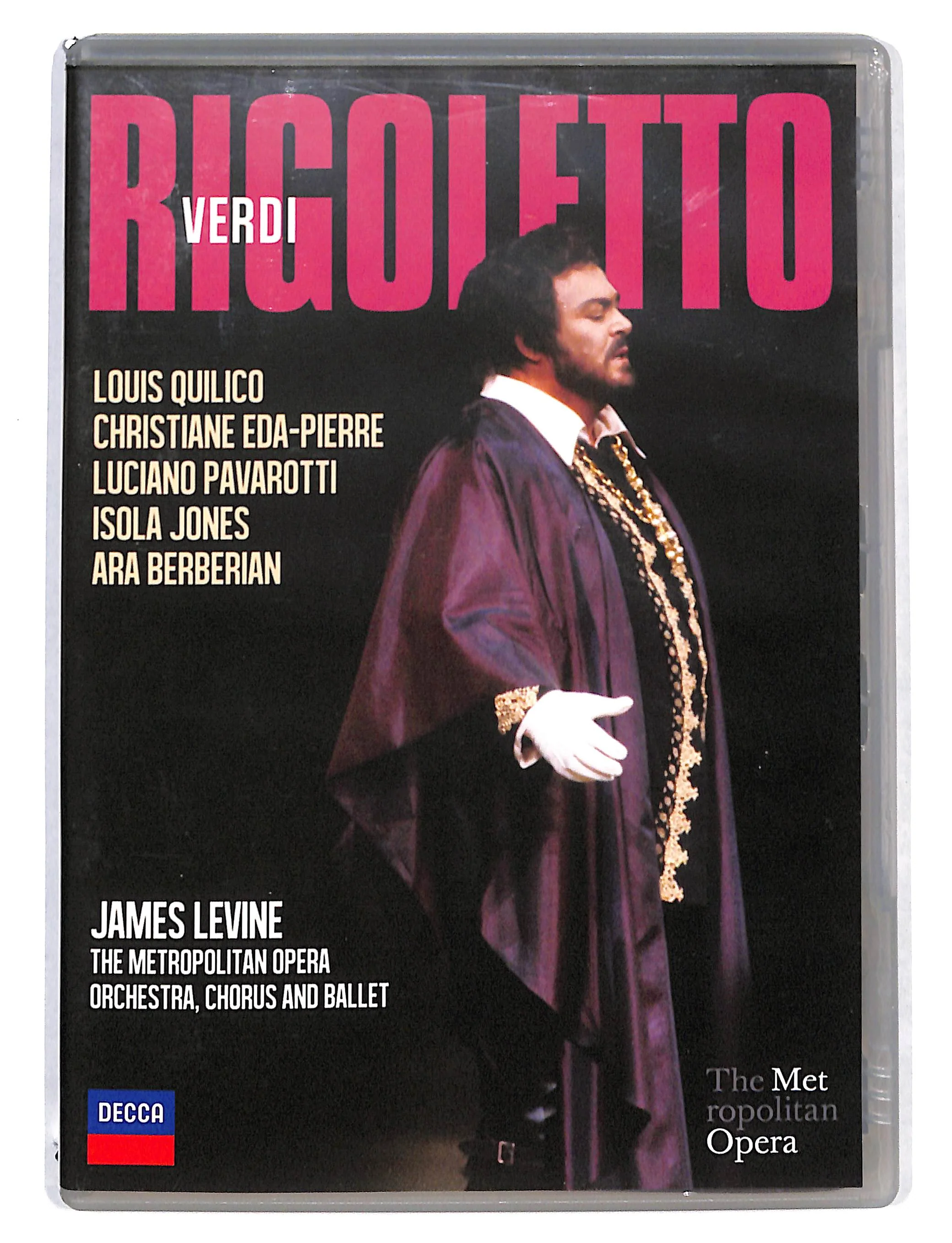 EBOND Verdi Rigoletto Pavarotti the Metropolitan opera - Levine DVD DB740123