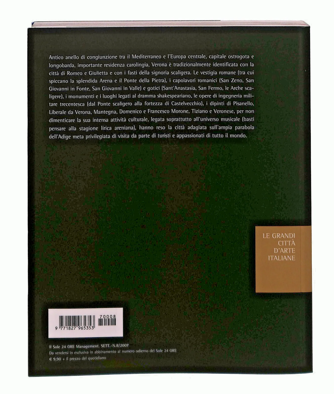 EBOND Verona Grandi Citta d Arte Italiane Il Sole Electa ConLibro LI048373 - Image 2