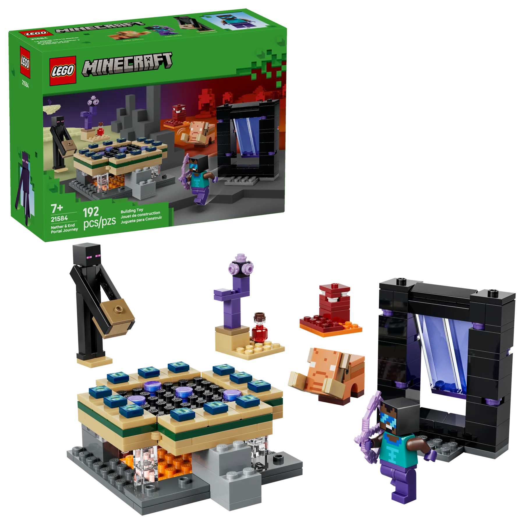 LEGO 21584 Viaggio nel Portale del Nether e dell’End