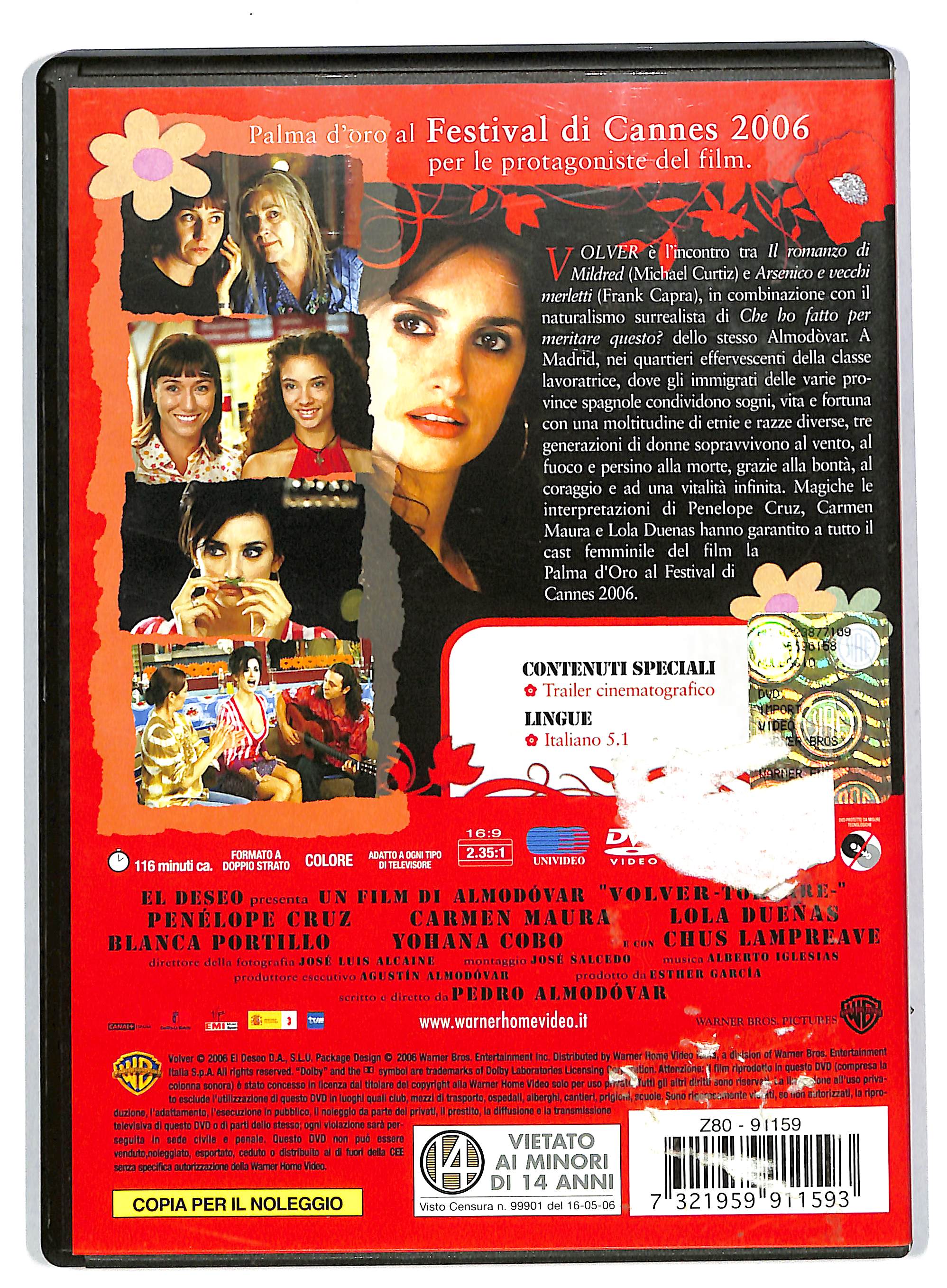 EBOND Volver - Tornare NOLEGGIO DVD DB734306 - Image 2