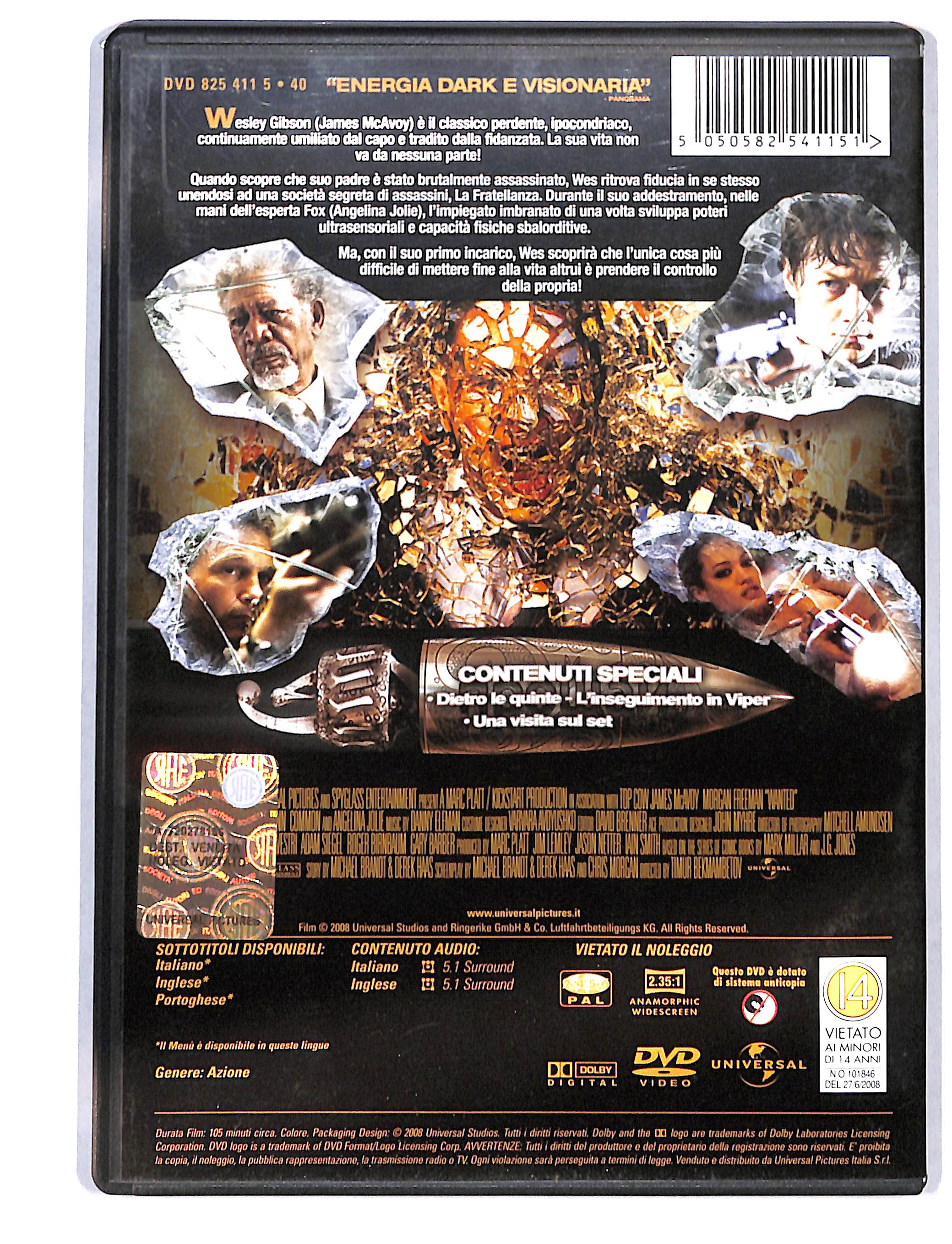 EBOND Wanted - Scegli Il Tuo Destino DVD DB730614 - Image 2
