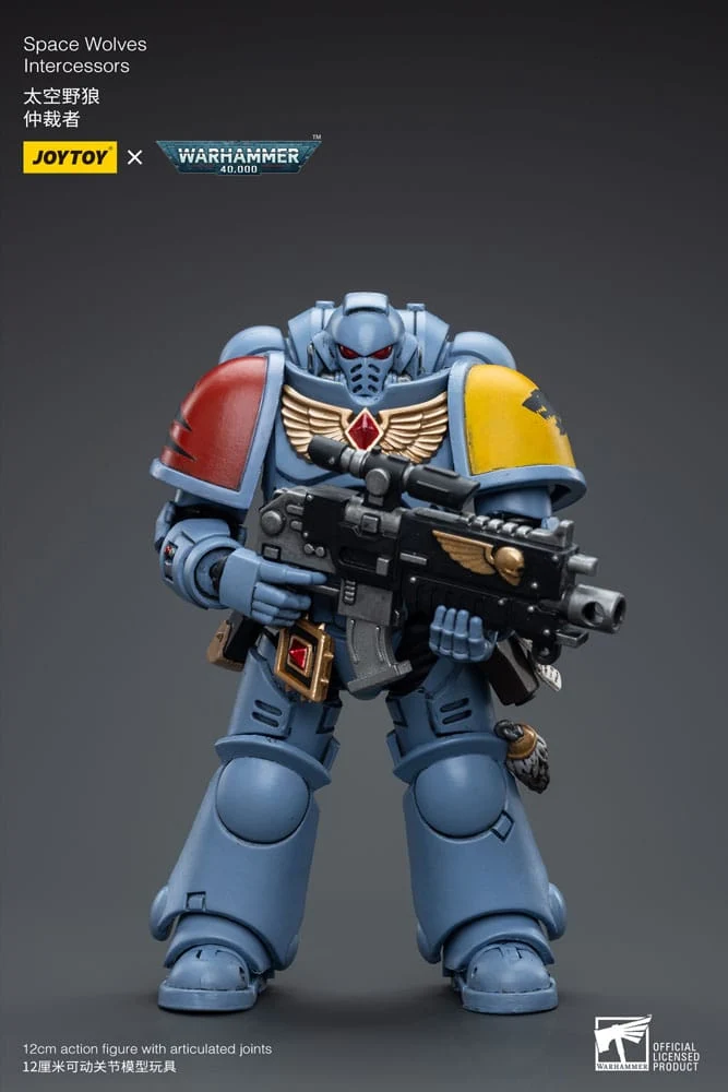 WARHAMMER 40K ACTION FIGURE 1/18 SPACE WOLVES INTERCESSORS 12 CM - Image 2