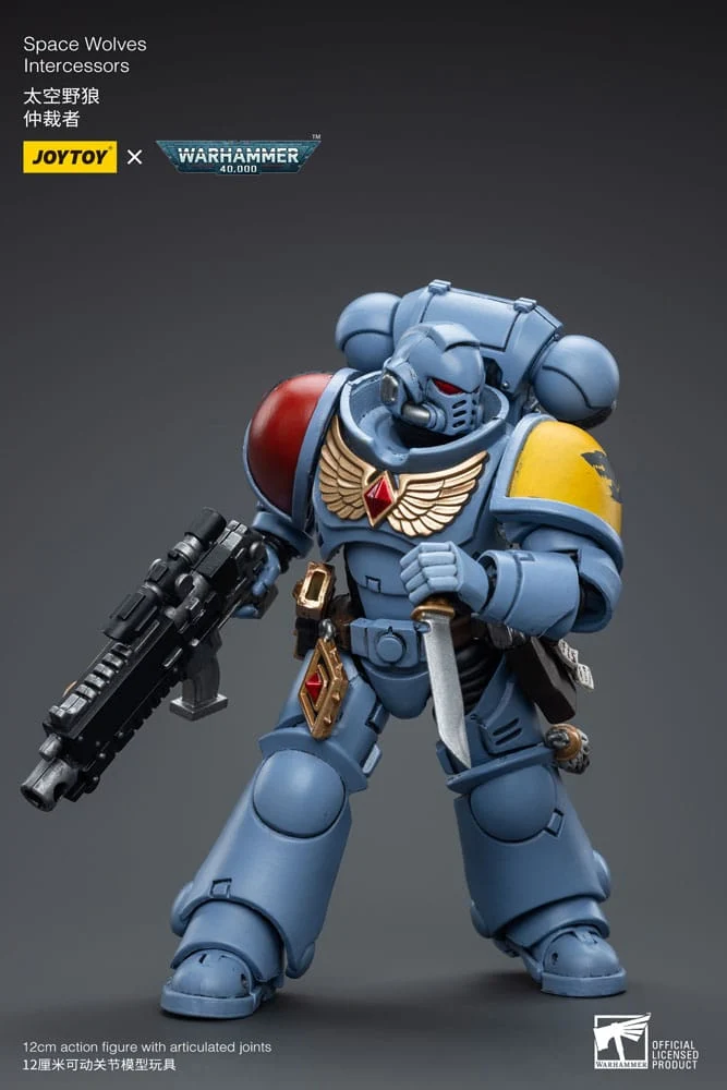WARHAMMER 40K ACTION FIGURE 1/18 SPACE WOLVES INTERCESSORS 12 CM - Image 5