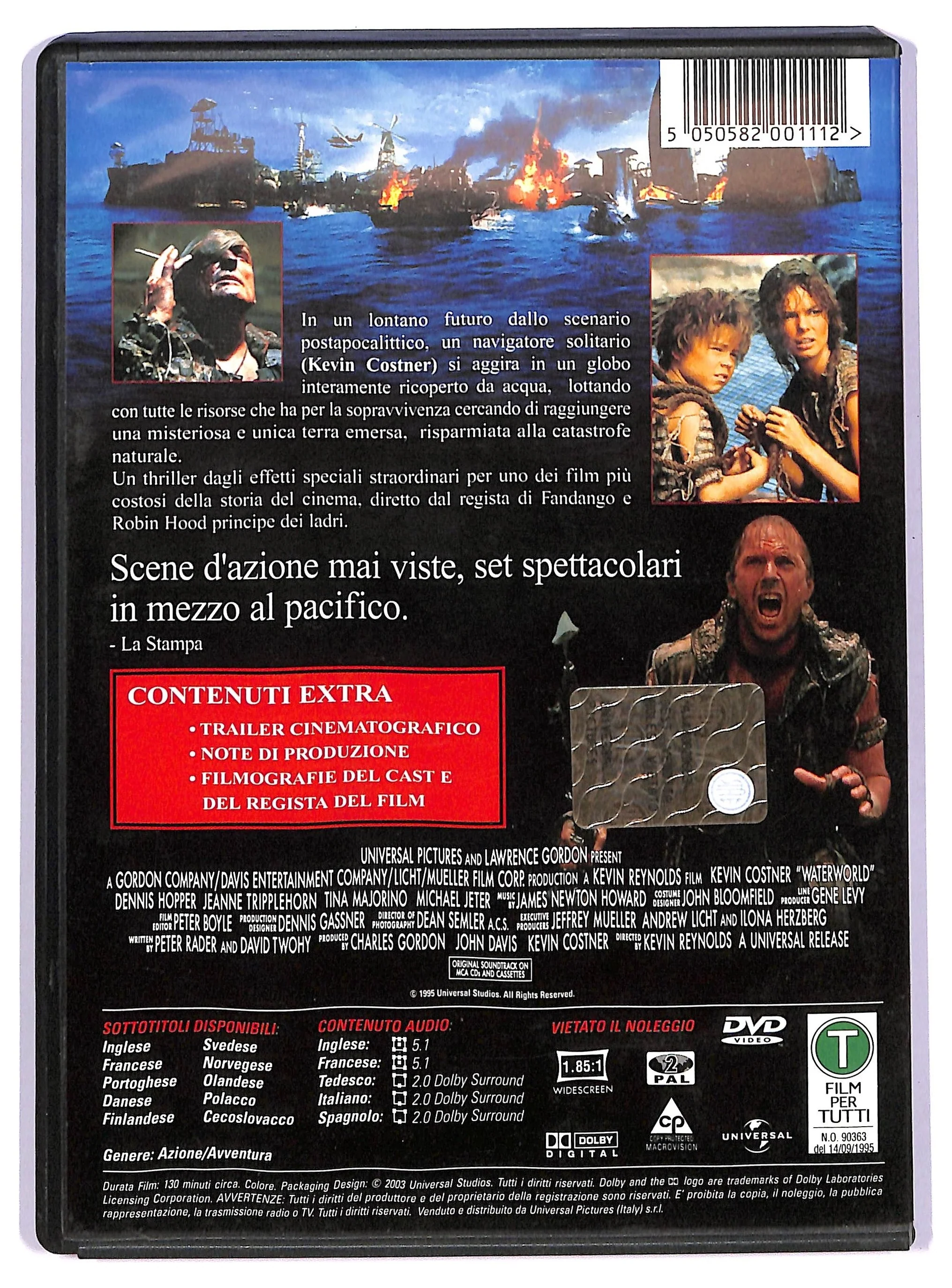 EBOND Waterworld DVD DB724405 - Image 2