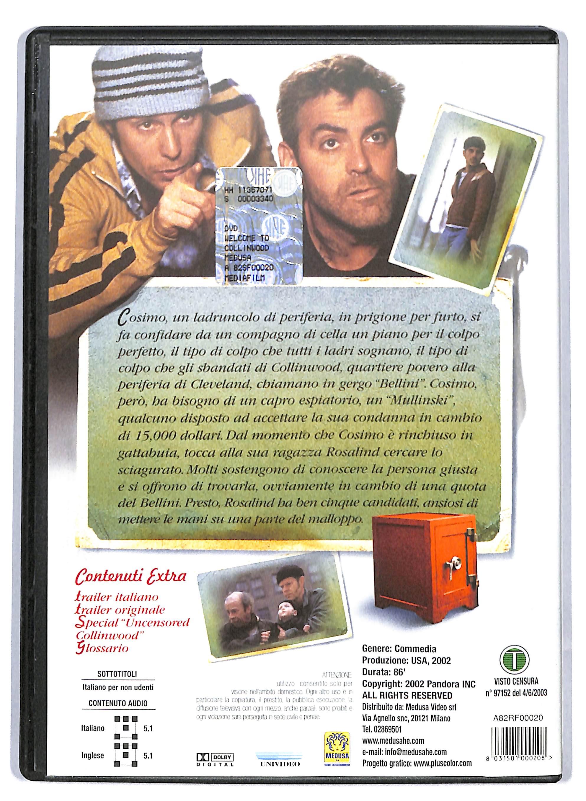 EBOND Welcome to Collinwood NOLEGGIO DVD DB746623 - Image 2