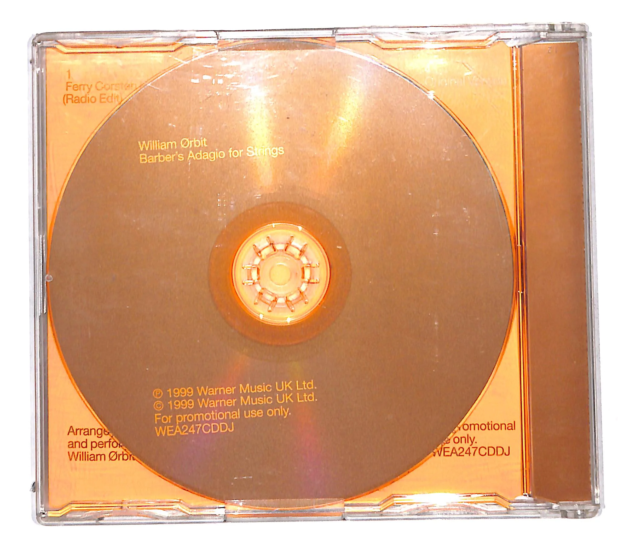EBOND William Orbit - Barber's Adagio For Strings CD CB118135 - Image 2