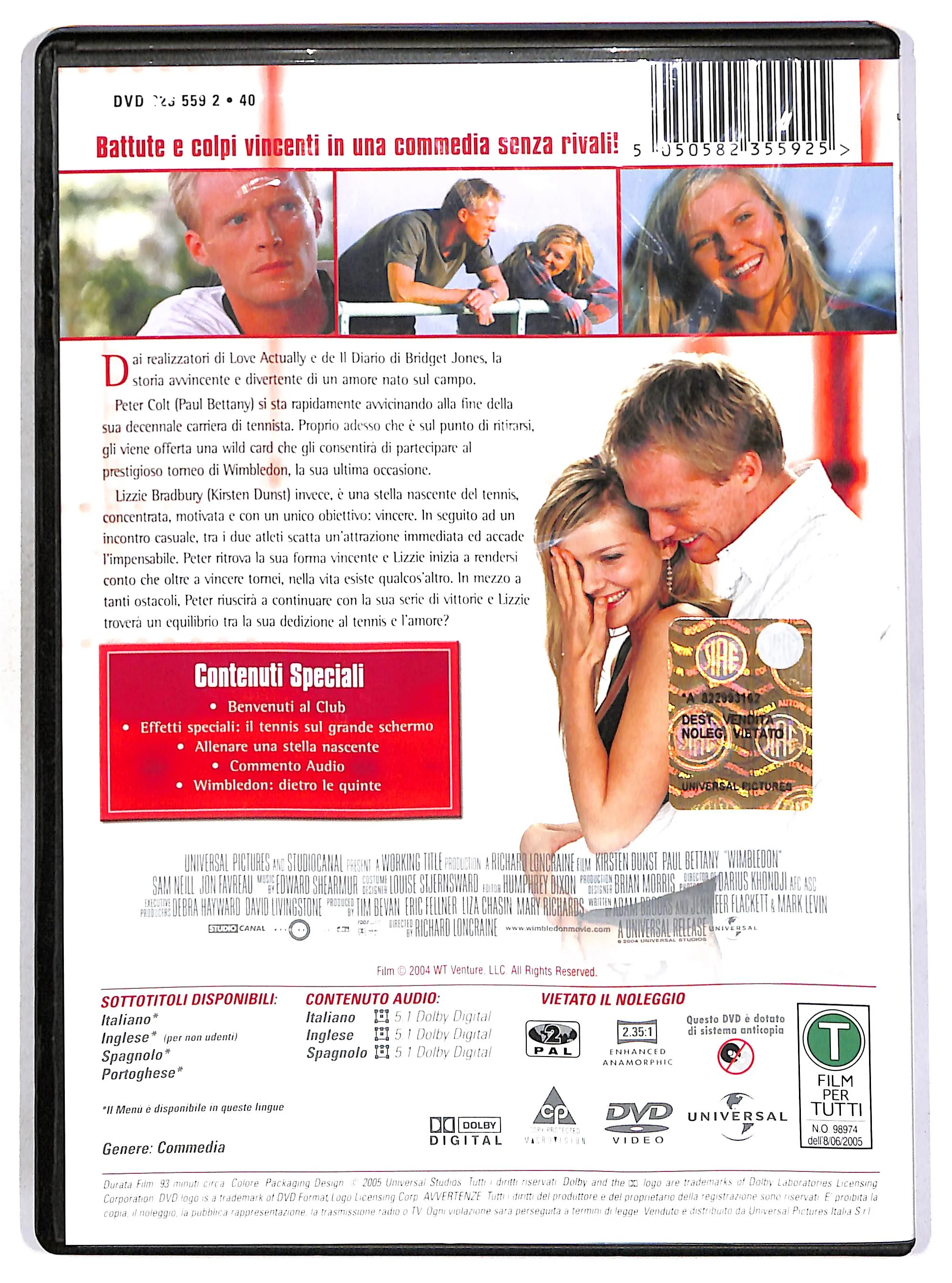 EBOND Wimbledon NOLEGGIO DVD DB745353 - Image 2