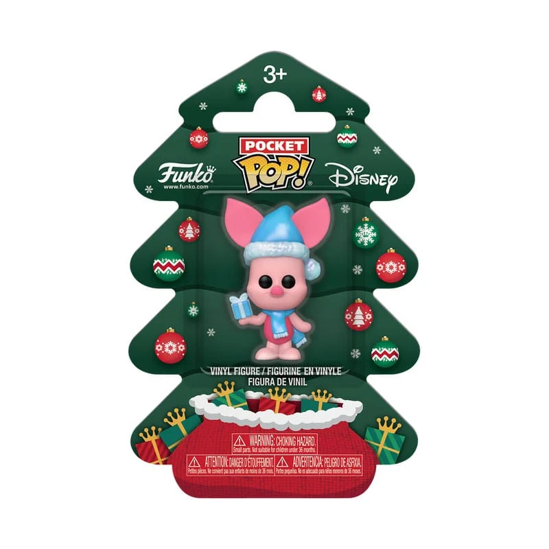 WINNIE THE POOH HOLIDAY 2025 POCKET POP! VINYL KEYCHAINS PIGLET TREE HOLIDAY BOX - Image 2