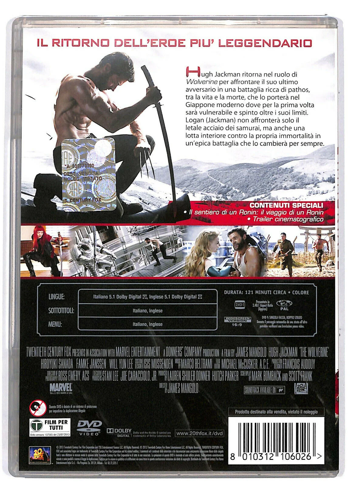 EBOND Wolverine L'immortale DVD DB753808 - Image 2