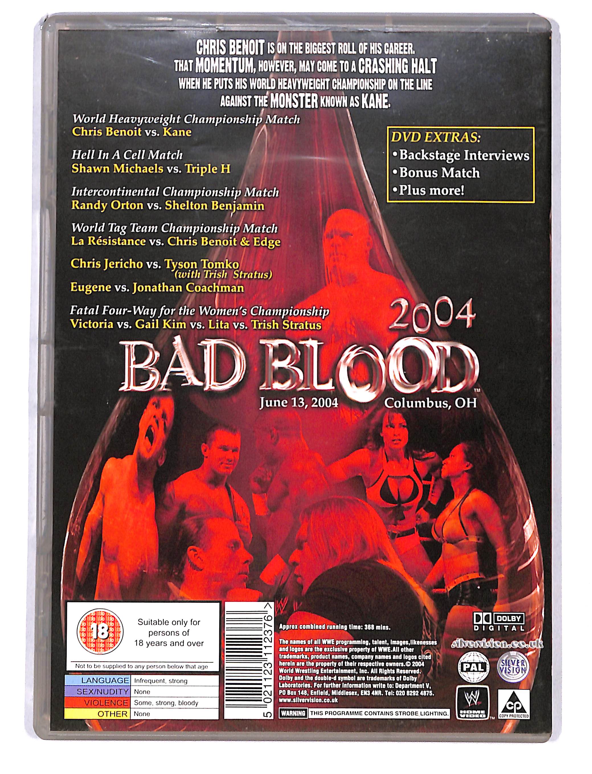 EBOND Wwe - Bad Blood 2004 Limited edition bonus disc pack DVD DB754634 - Image 2