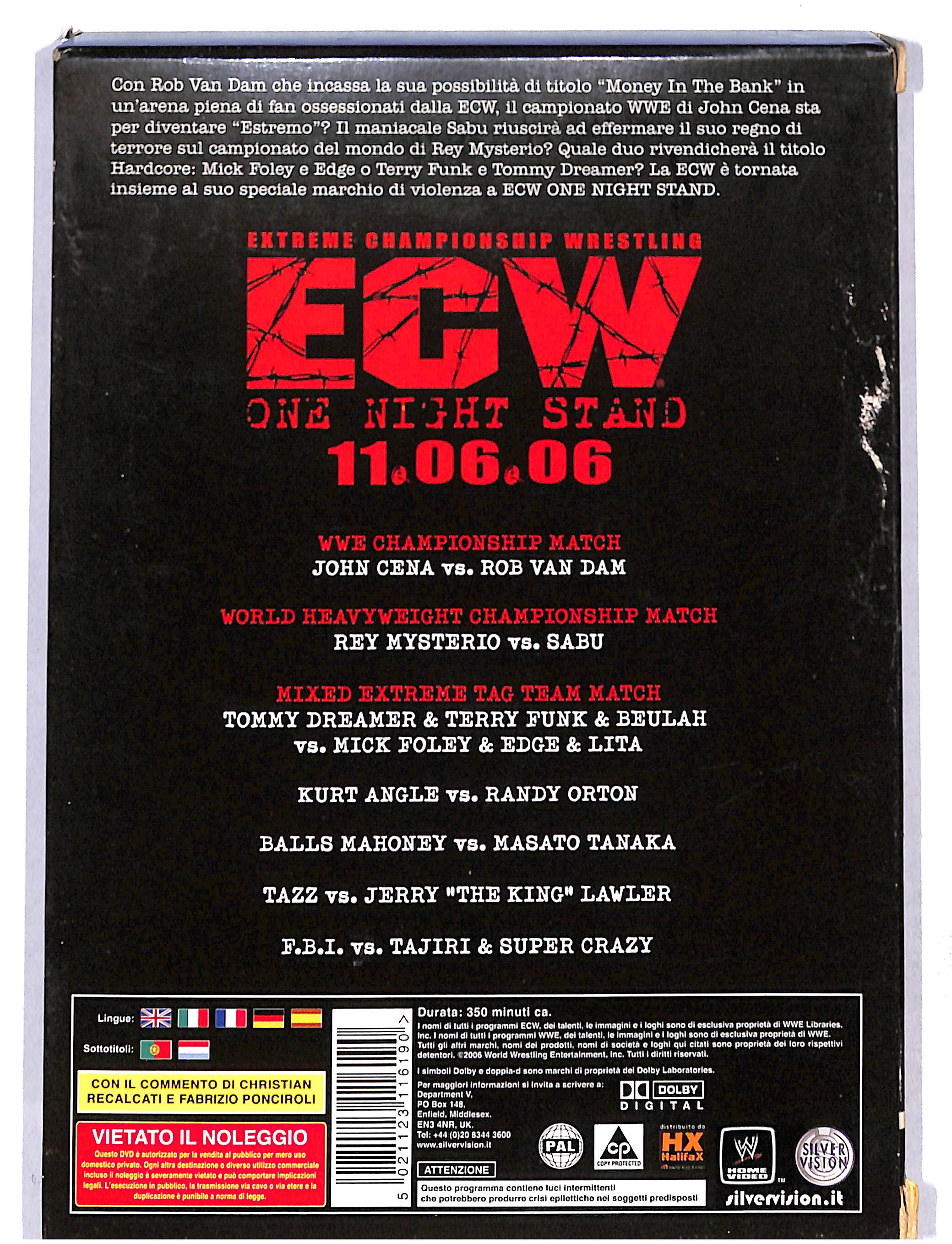 EBOND WWE - ECW One night stand DVD DB754652 - Image 2