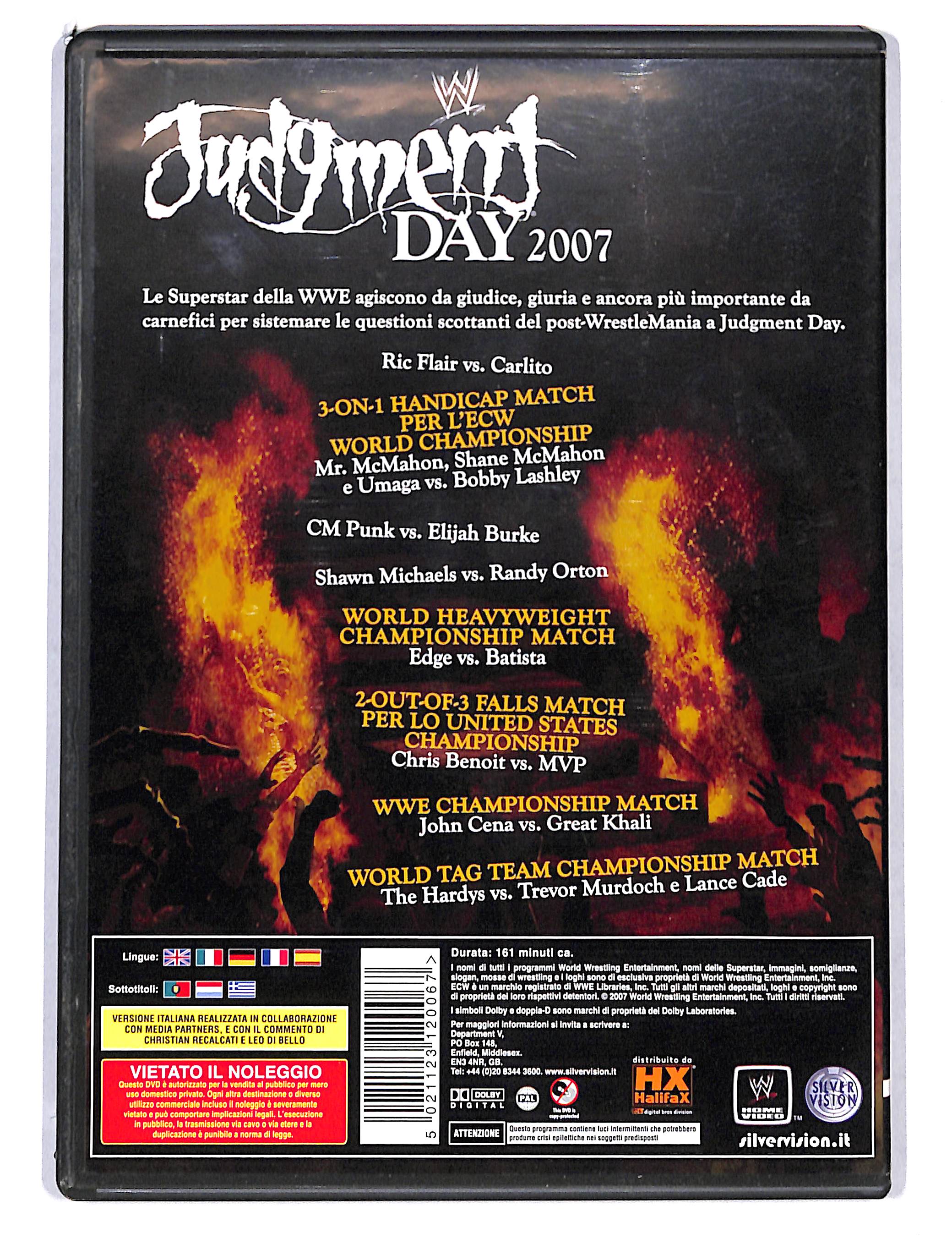 EBOND WWE - Judgment day 2007 DVD DB755110 - Image 2
