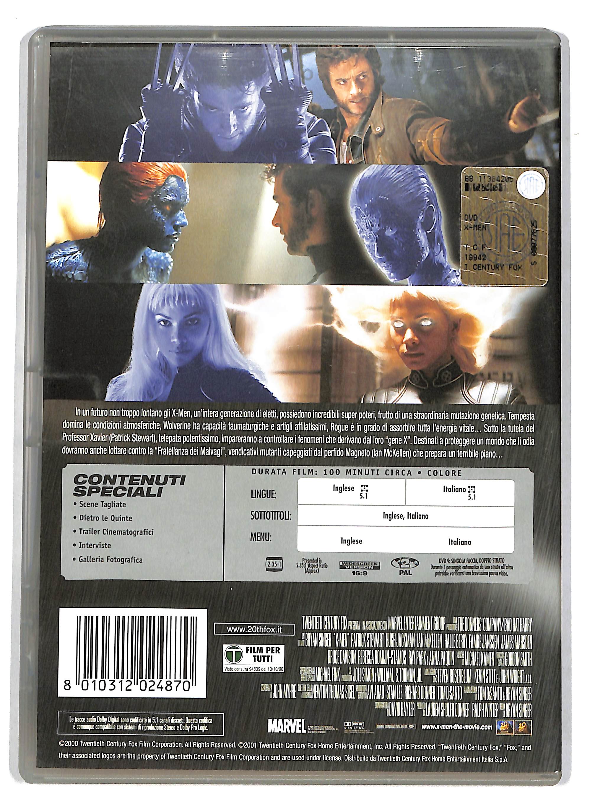 EBOND X-Men (film) DVD DB744817 - Image 2