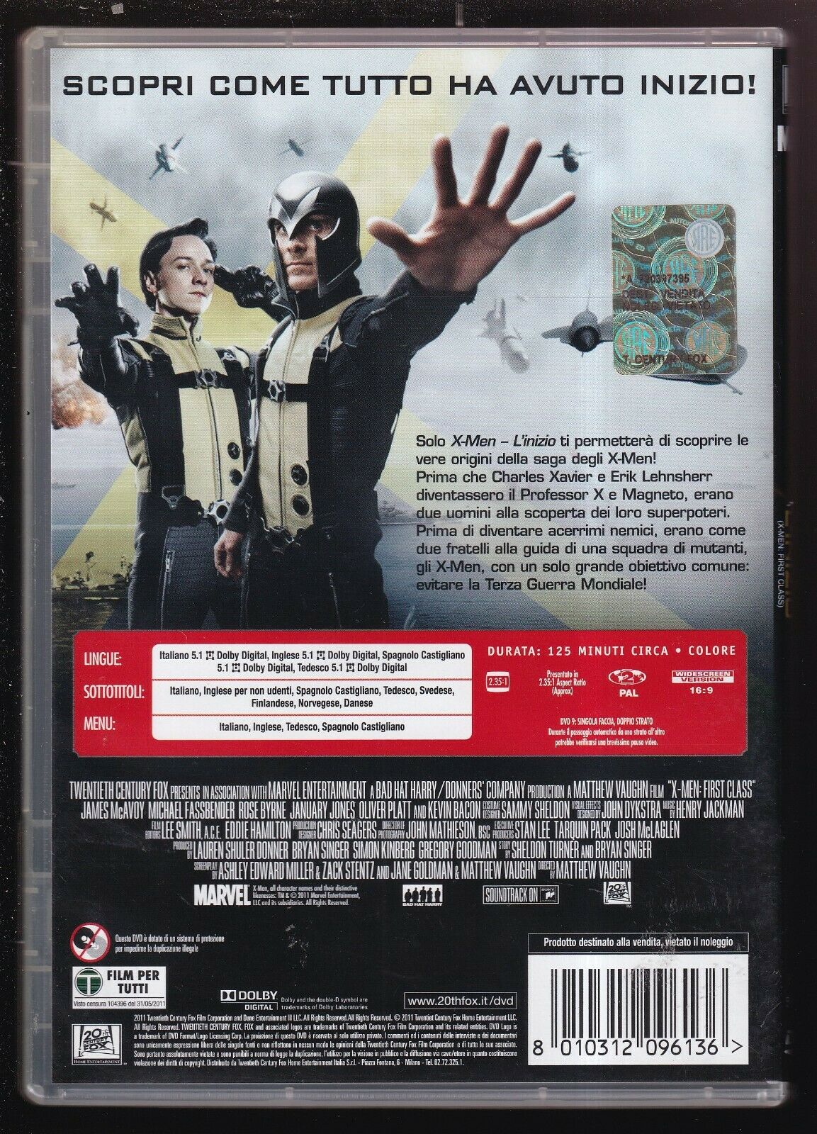EBOND X-men L'inizio DVD DB752435 - Image 2