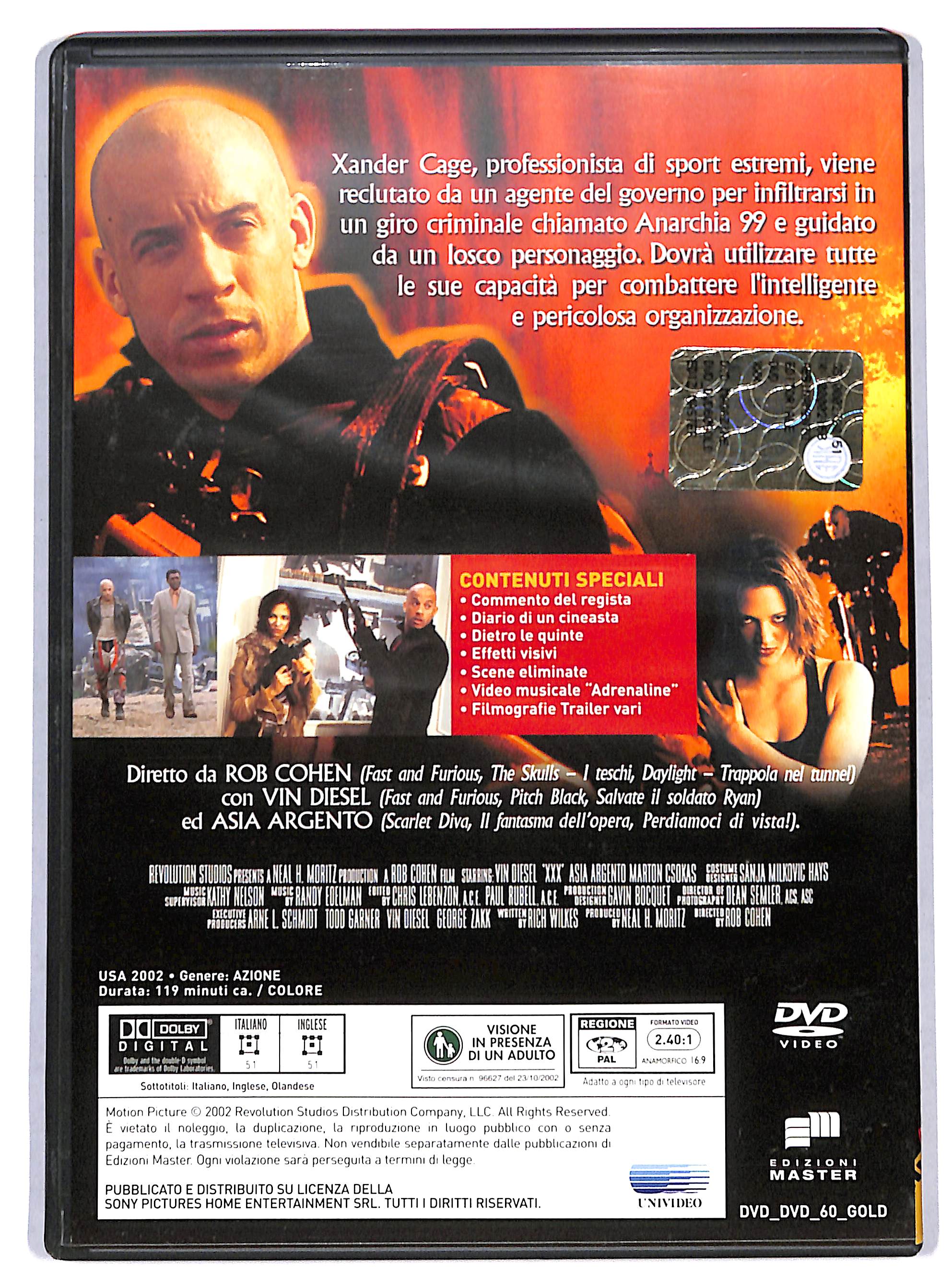 EBOND xXx EDITORIALE DVD DB699746 - Image 2