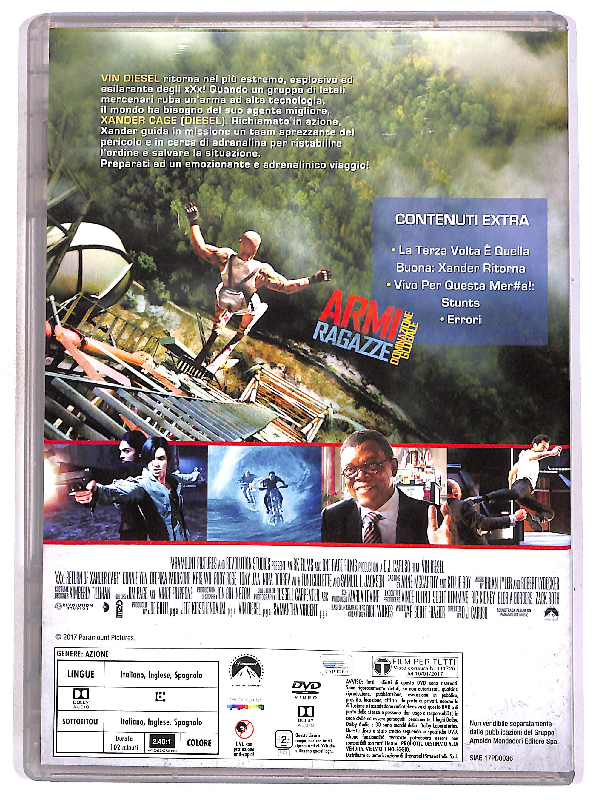 EBOND xXx - Il ritorno di Xander Cage EDITORIALE DVD DB733639 - Image 2